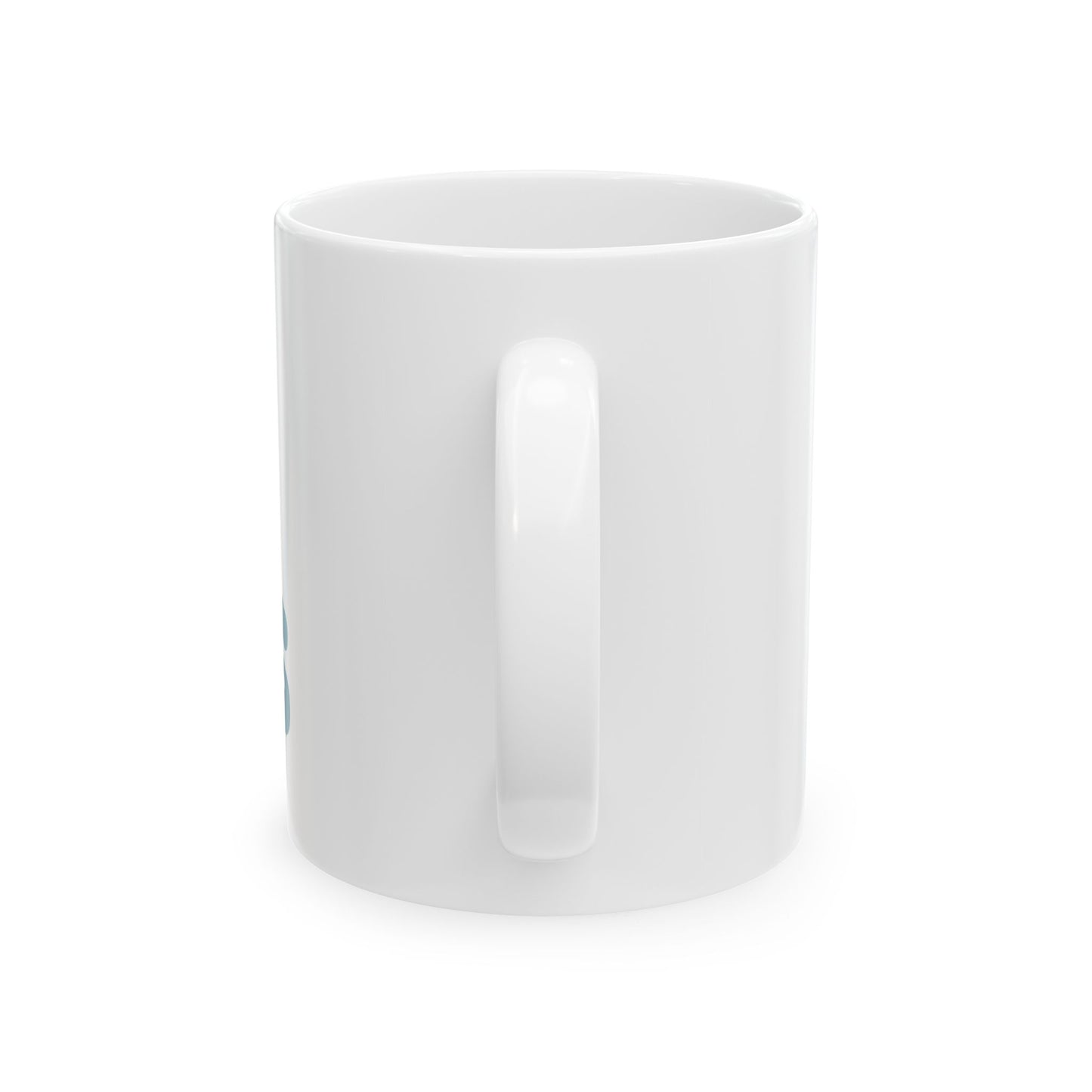 Ceramic Mug with "Sip Happen" Floral Design - Cute Coffee Mug, Gifts for Friends, Home Decor, Tea Lovers, Inspirational Drinkware